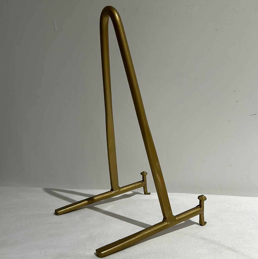 Antique Brass Display Stand: Med