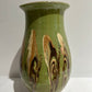 Cottage Crafted Vase, Marbleized Green