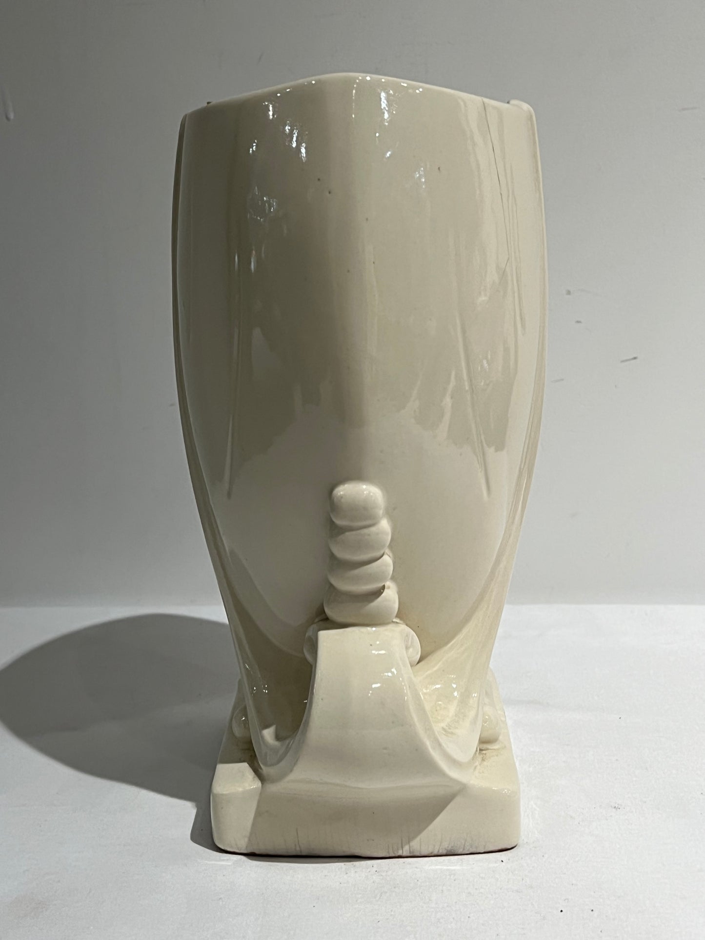 White ceramic vase