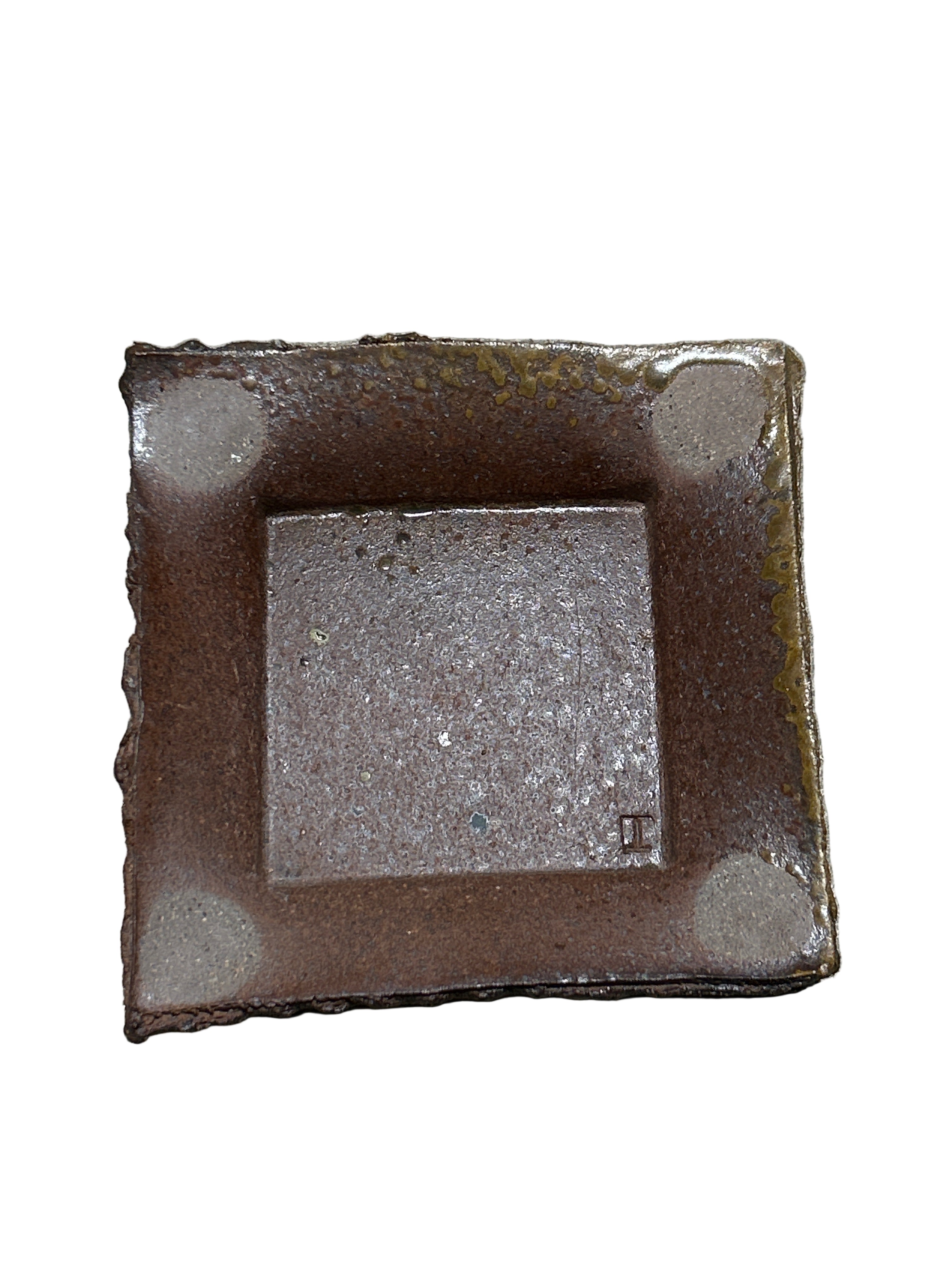 Vintage stoneware plate