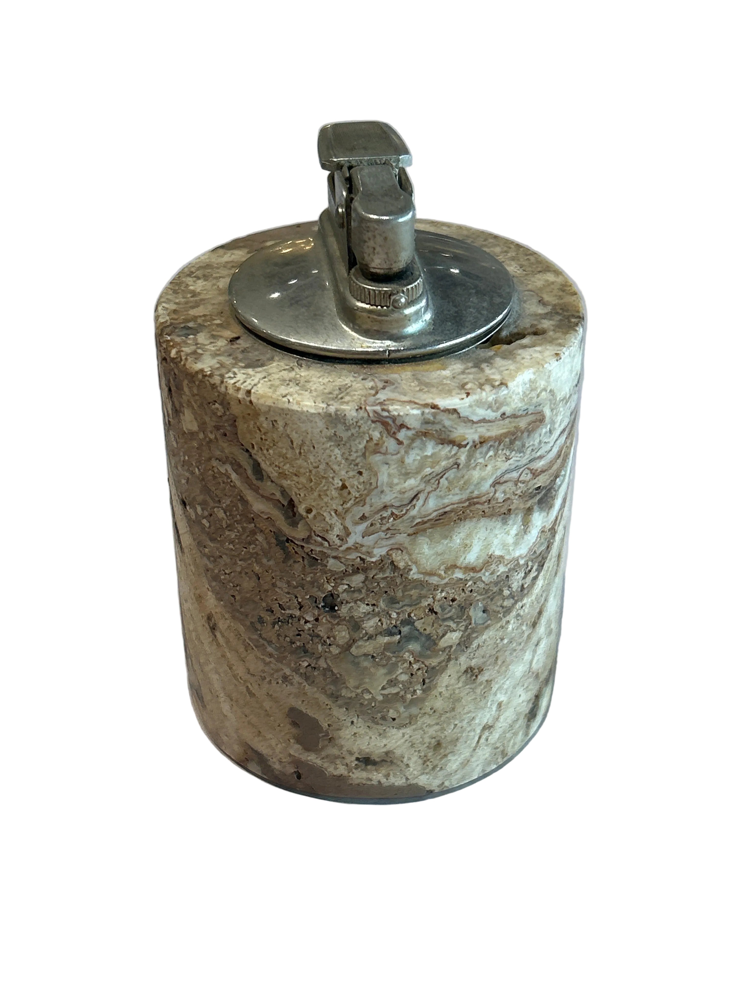 Vintage travertine stone lighter