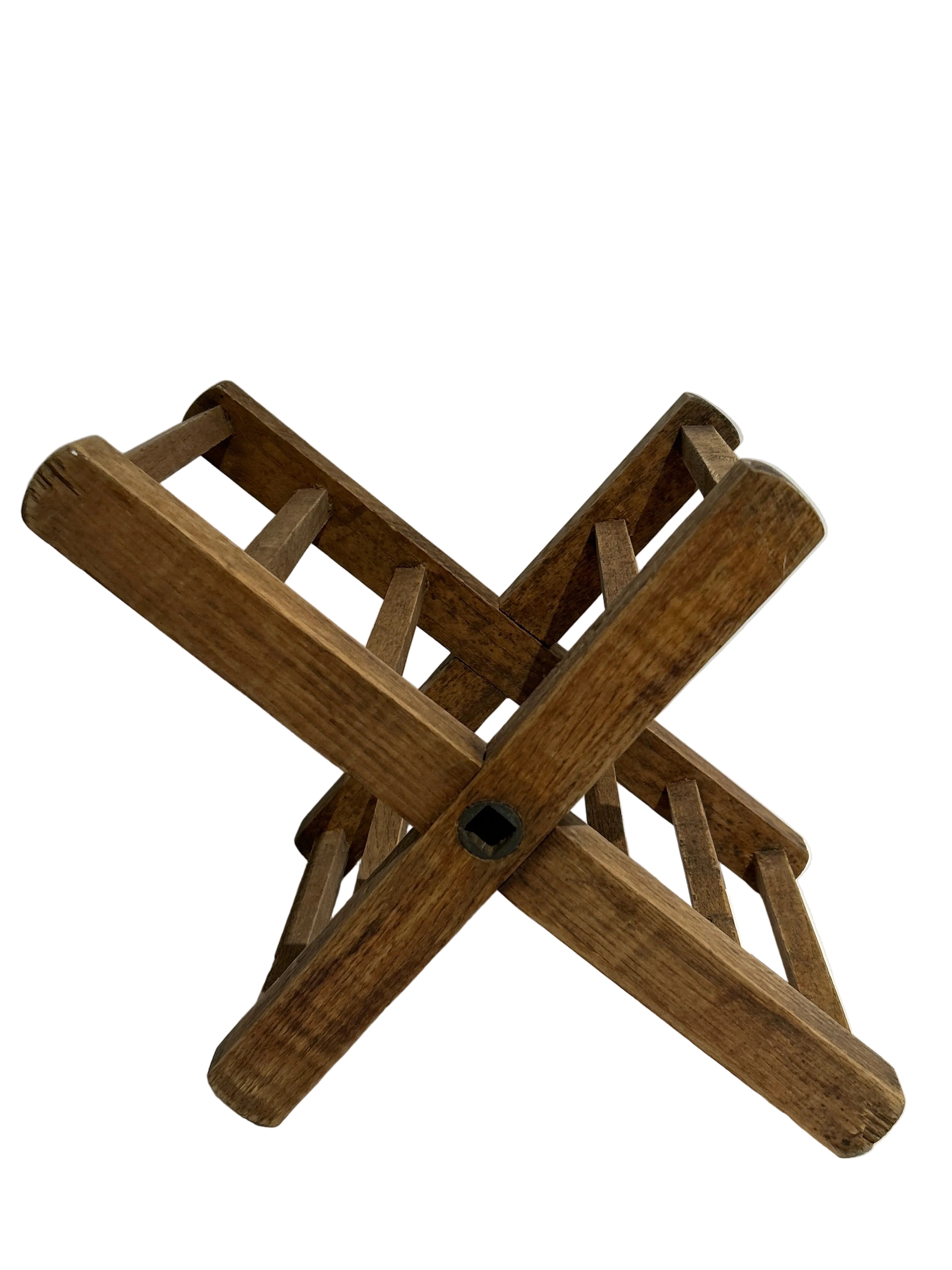 Vintage wood book stand