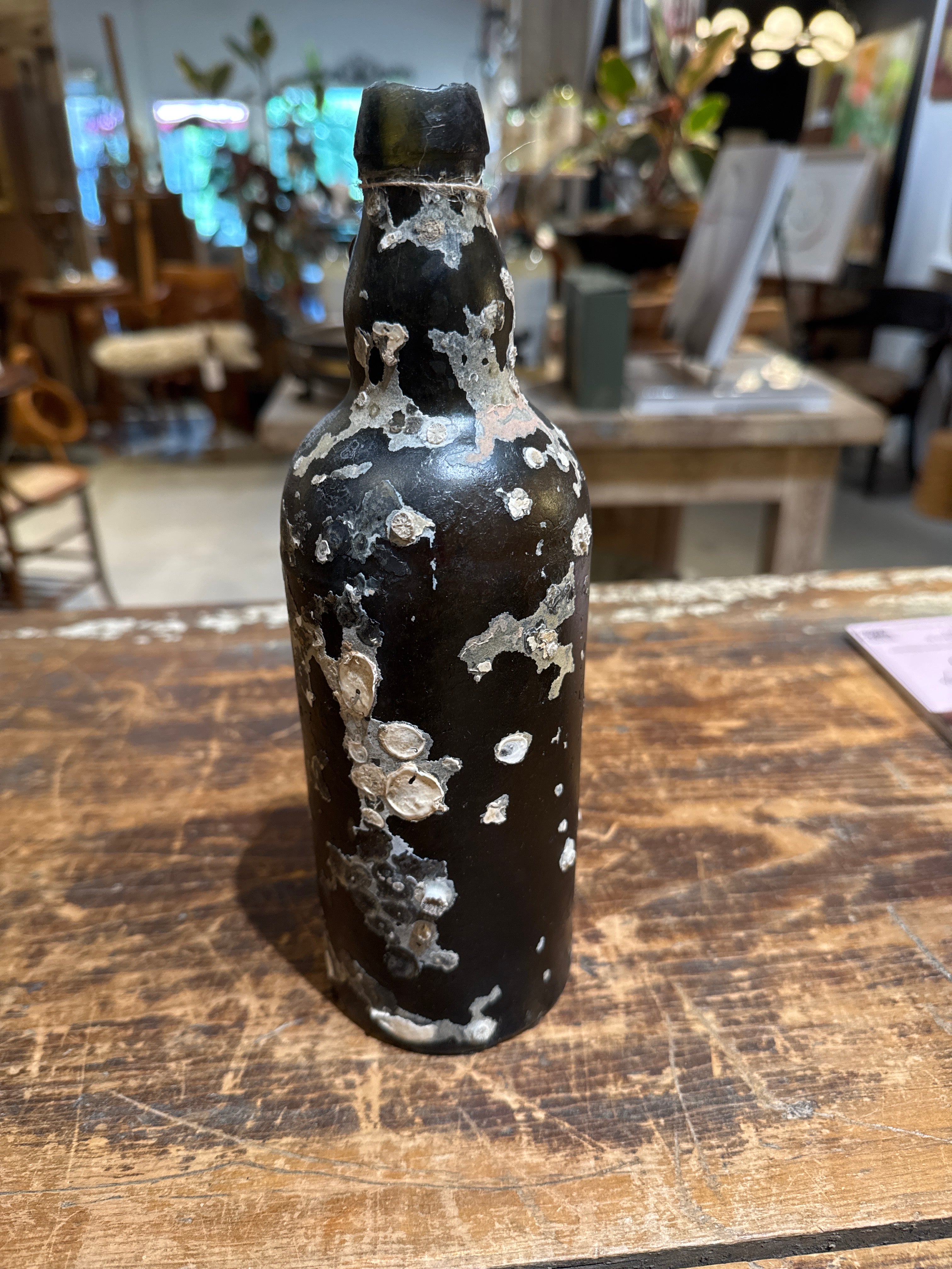 Antique Glass Spirit Bottle (C)