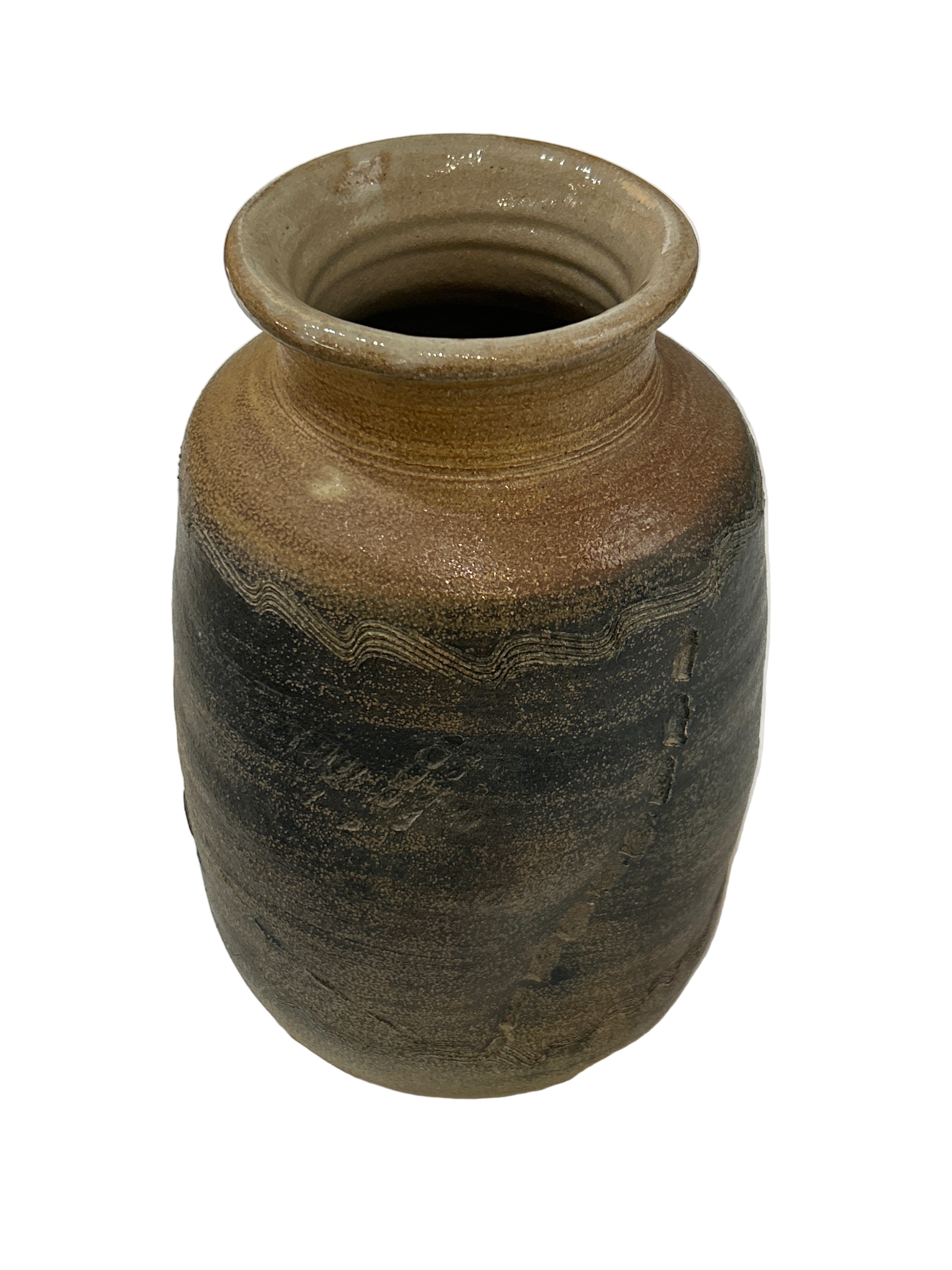 Vintage Bizen ware vase