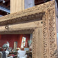 Vintage carved wood mirror