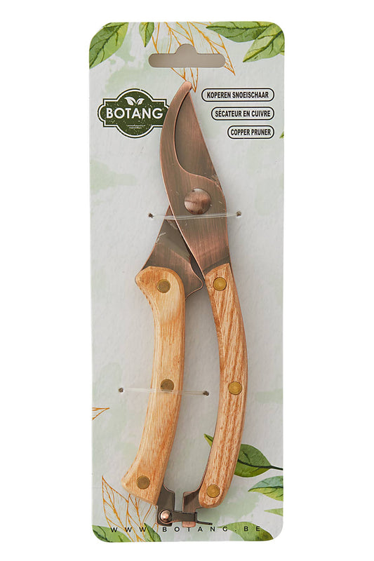 Copper Pruner with Wooden Handle (20.5x5x2cm) - Ø 25mm