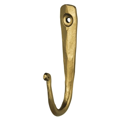 Ridge Wall Hook, Brass