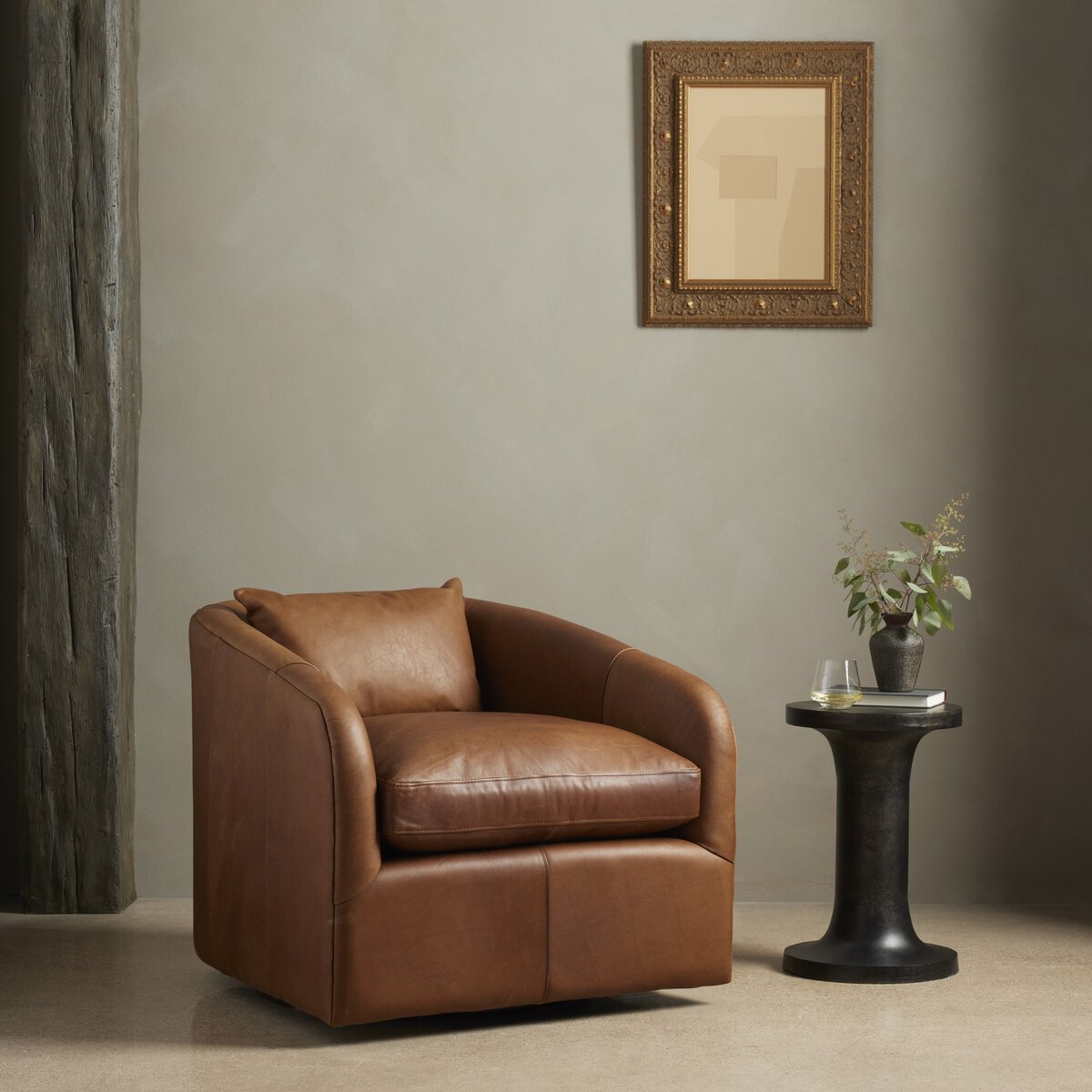 Topanga Swivel Chair Heirloom Sienna