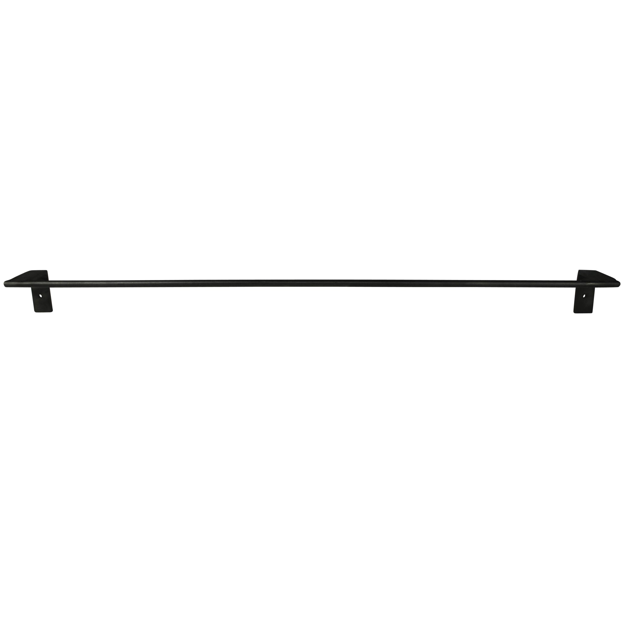 Beck Iron Towel Rod, Black - LRG
