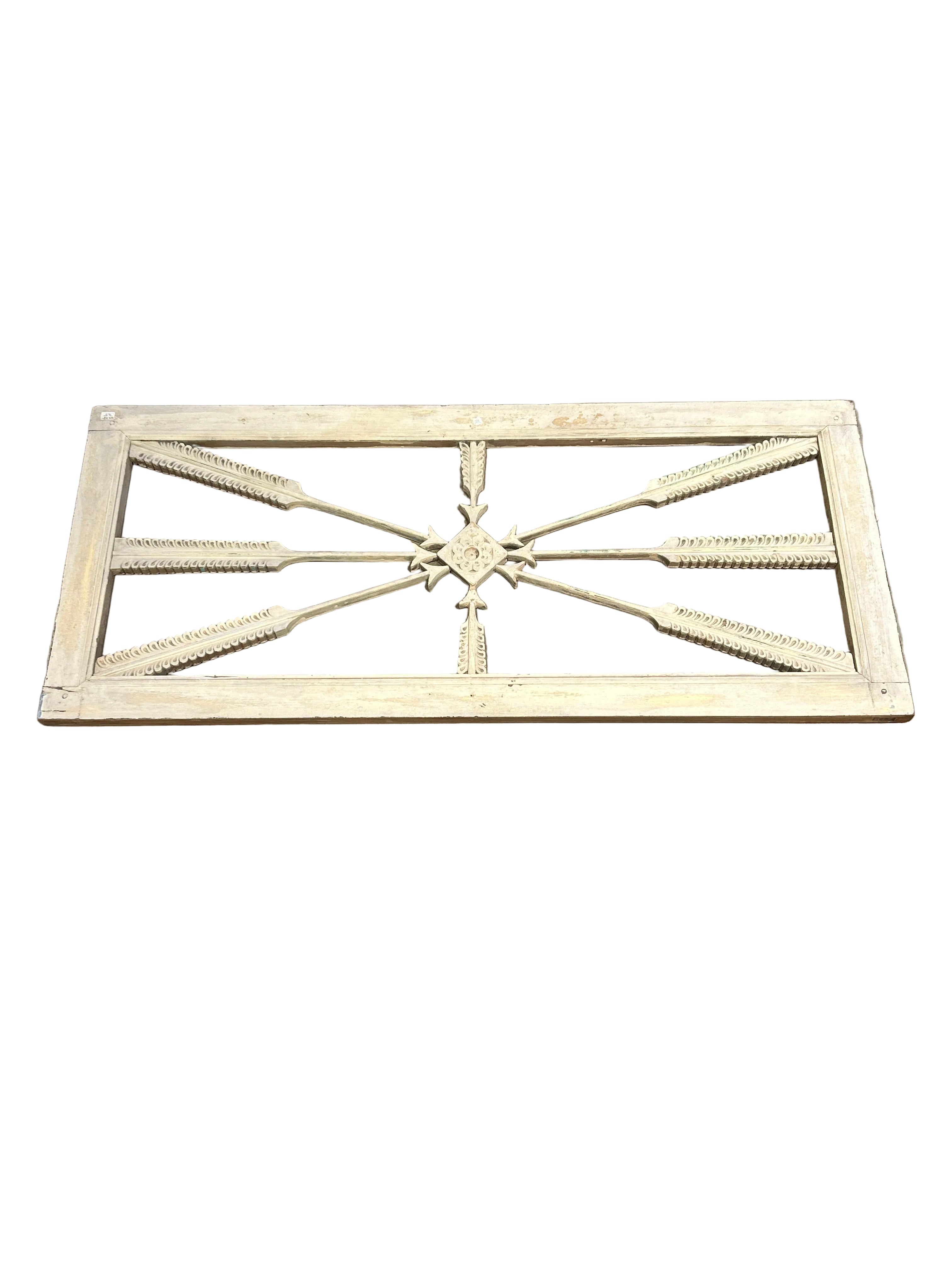 ANTIQUE WINDOW TRANSOM / VENTILATION PANEL.