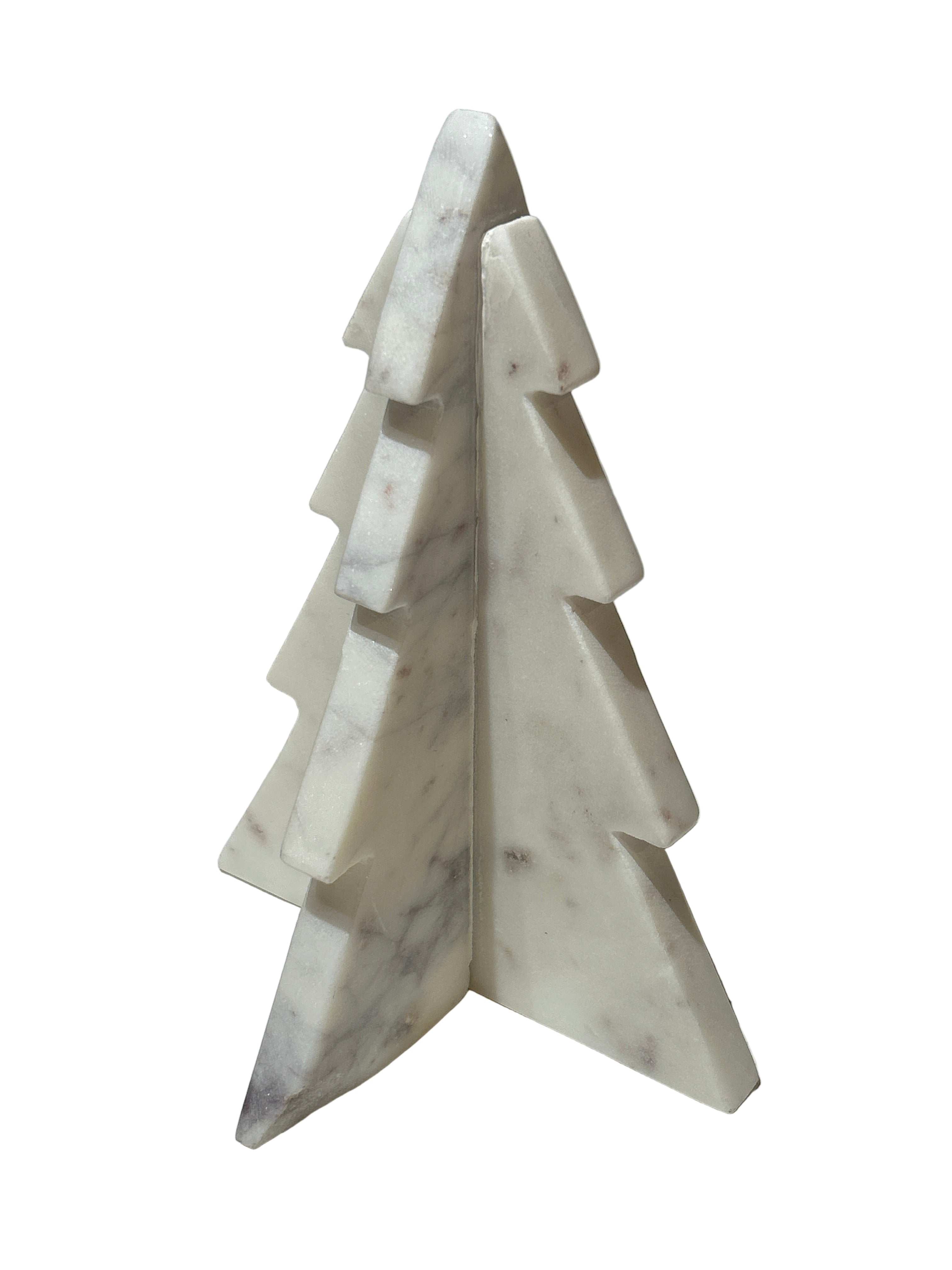 Vintage carved marble tree