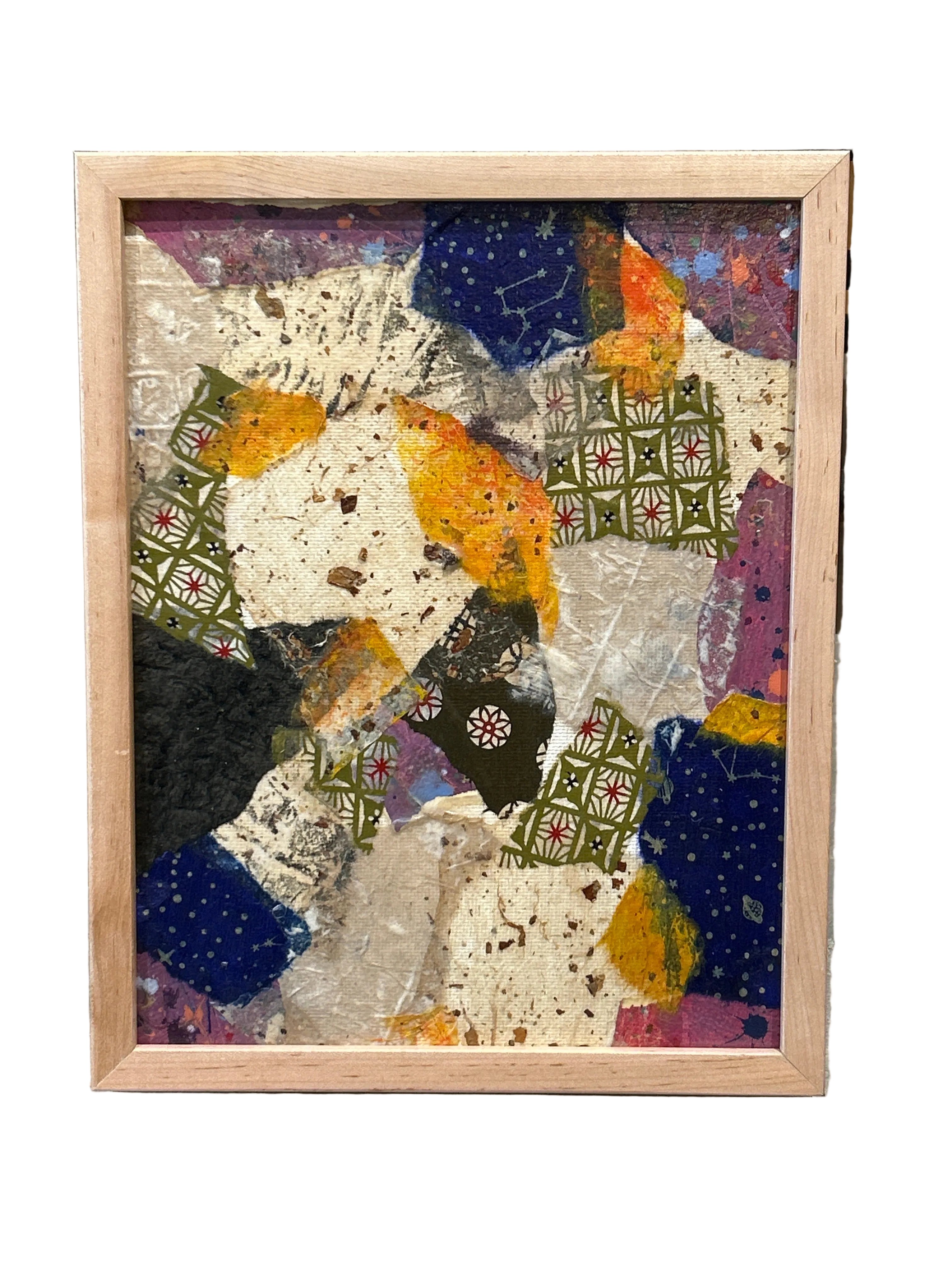 Textured collage art