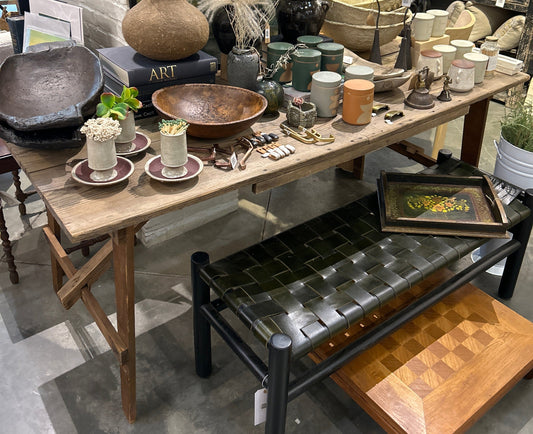 Vintage wood table