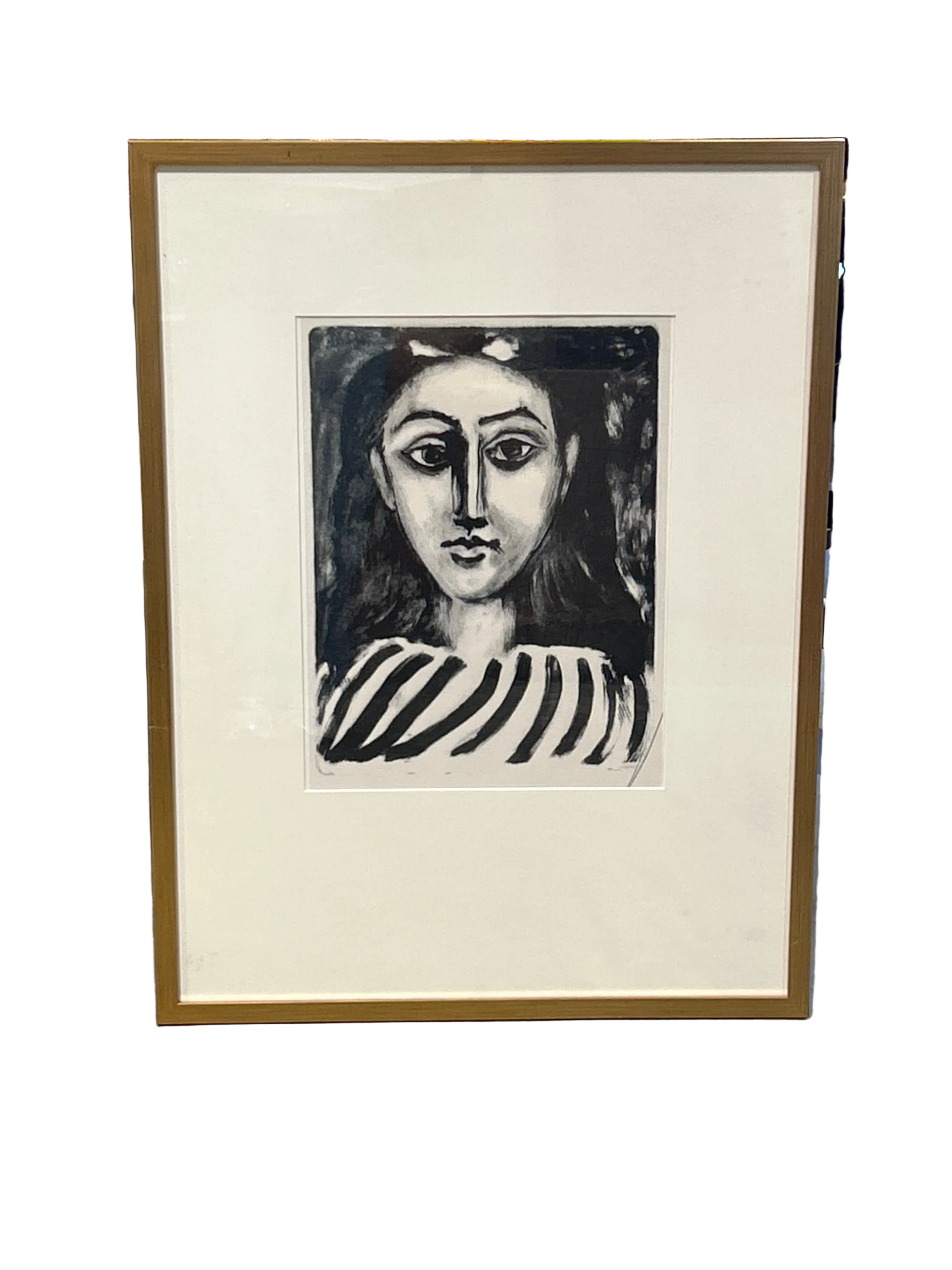 Vintage Picasso Tête De Jeune Fille print