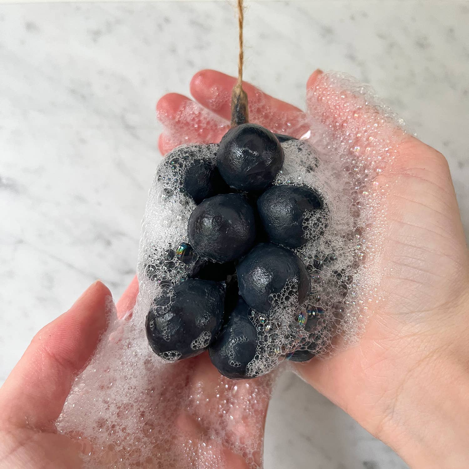 Handcrafted Grapes Soap - 100% Olive Oil -NEW PACKAGING: Slate