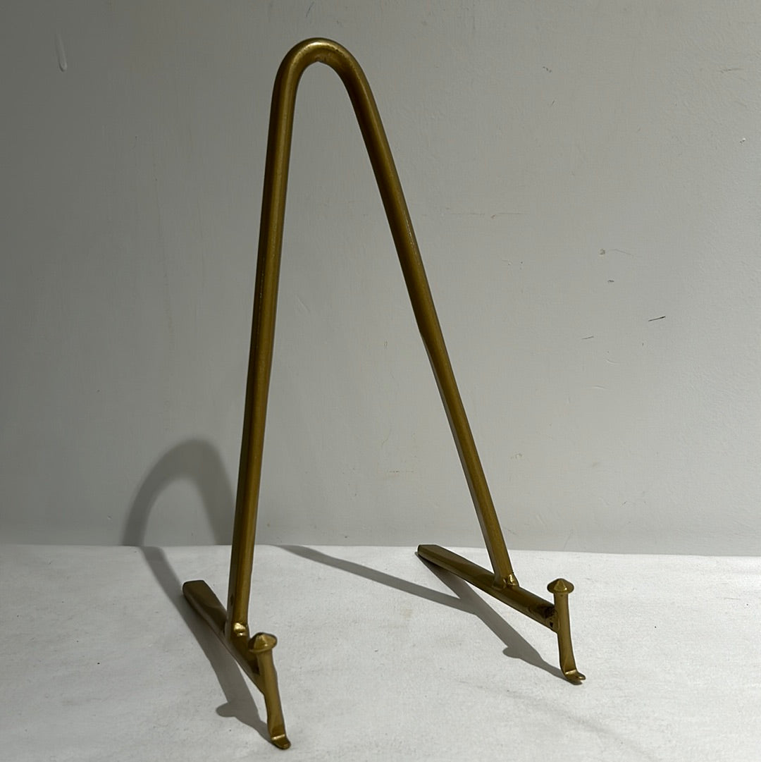 Antique Brass Display Stand: Med