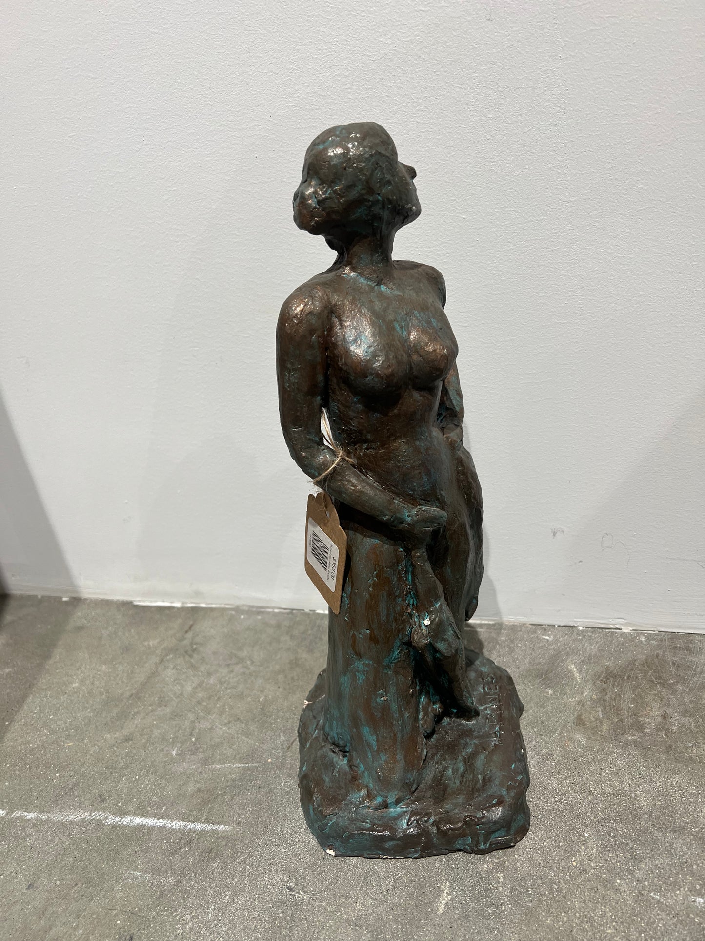 Female Statue - signed