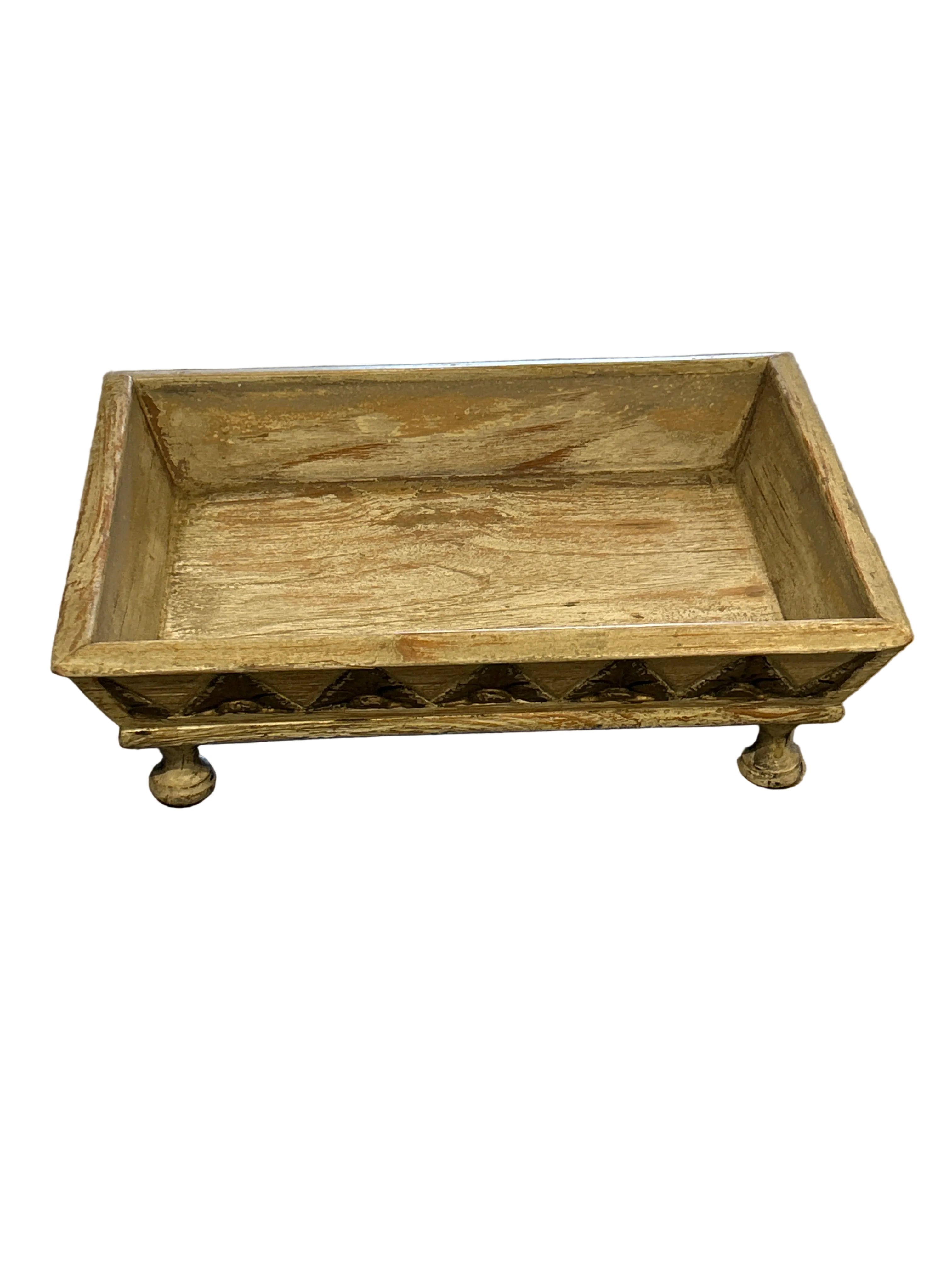 LETTER TRAY OF TEAK HARDWOOD.