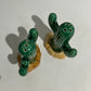 Cactus ceramic salt and pepper shakers