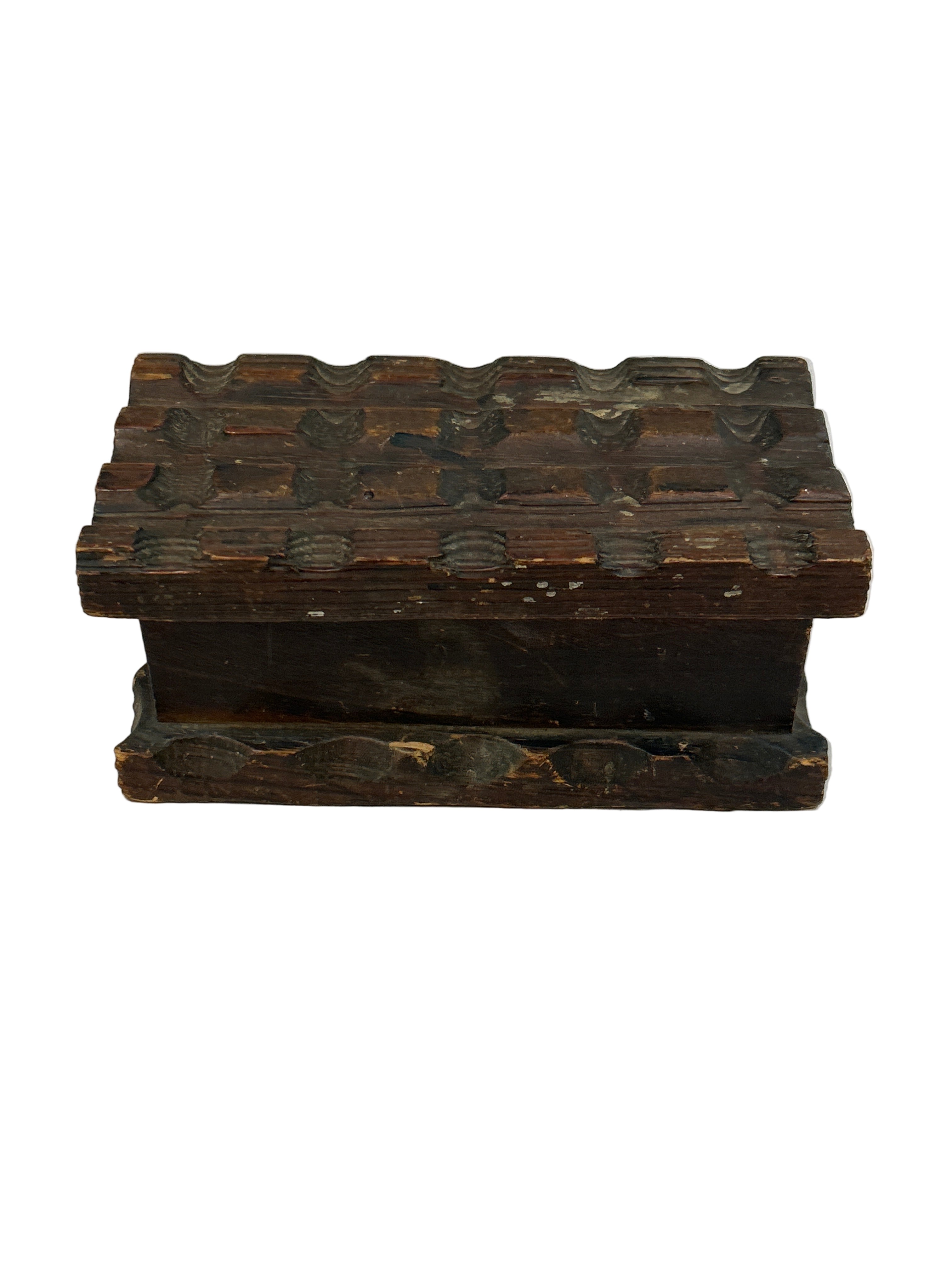 Vintage wooden trinket box