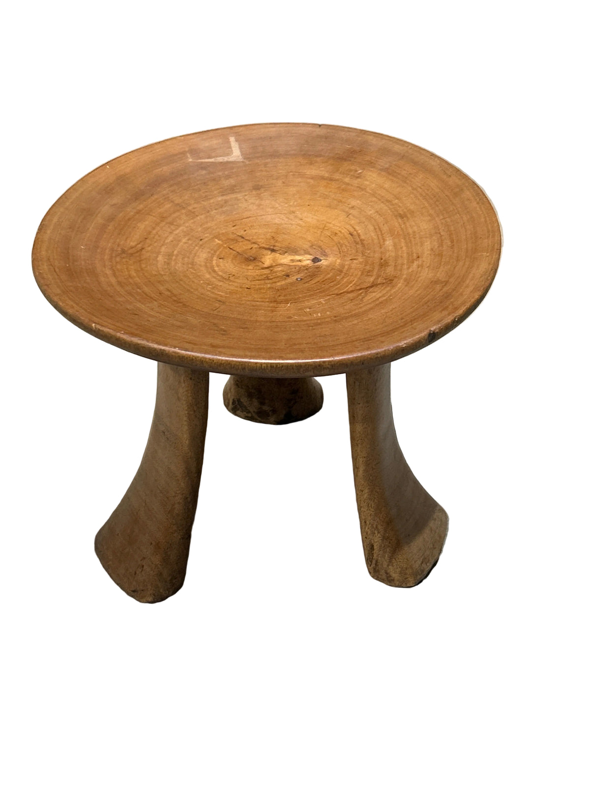 Traditional Circular Stool With Three Legs