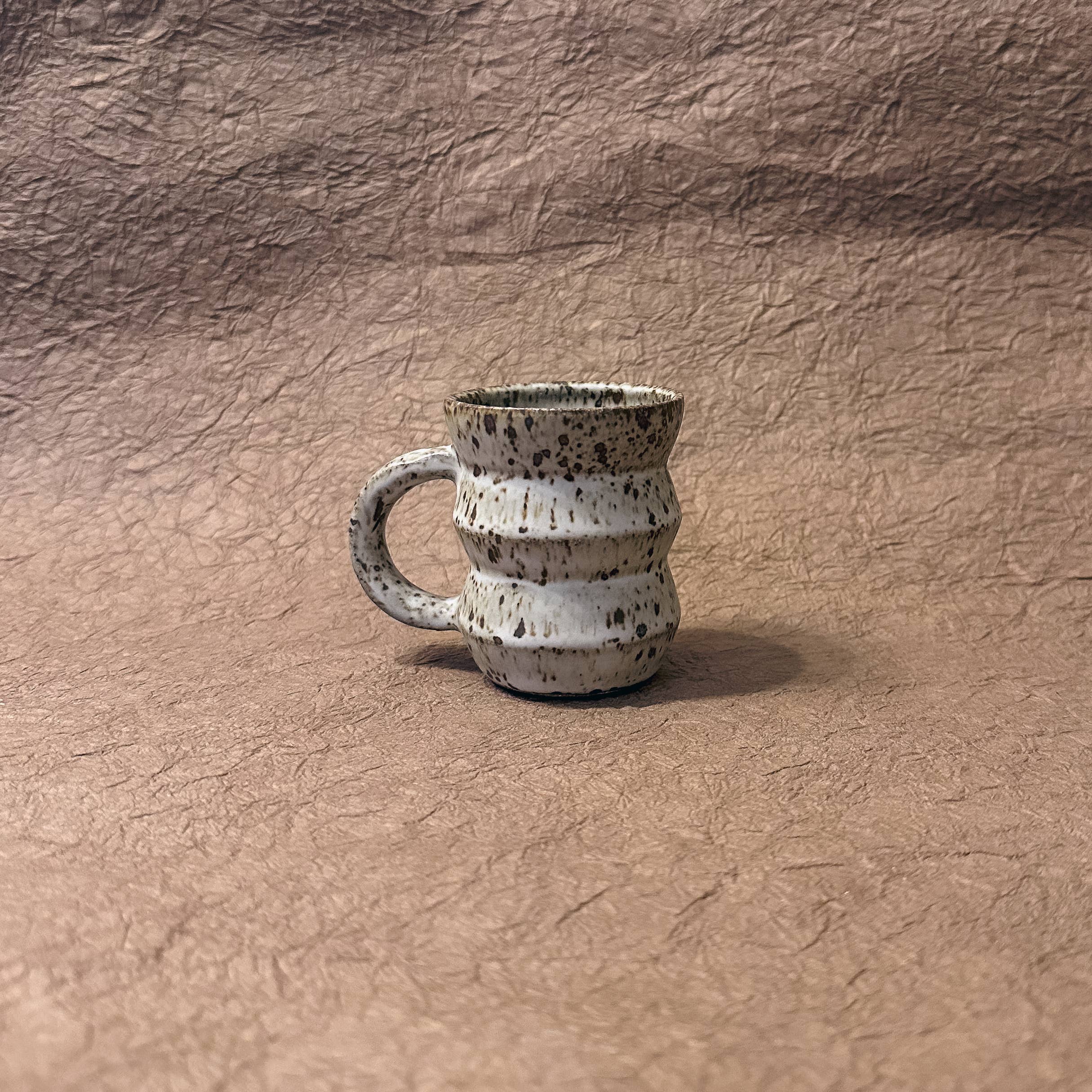 Cappuccino Angled Mug: White