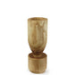 Sculptural Wood Vase