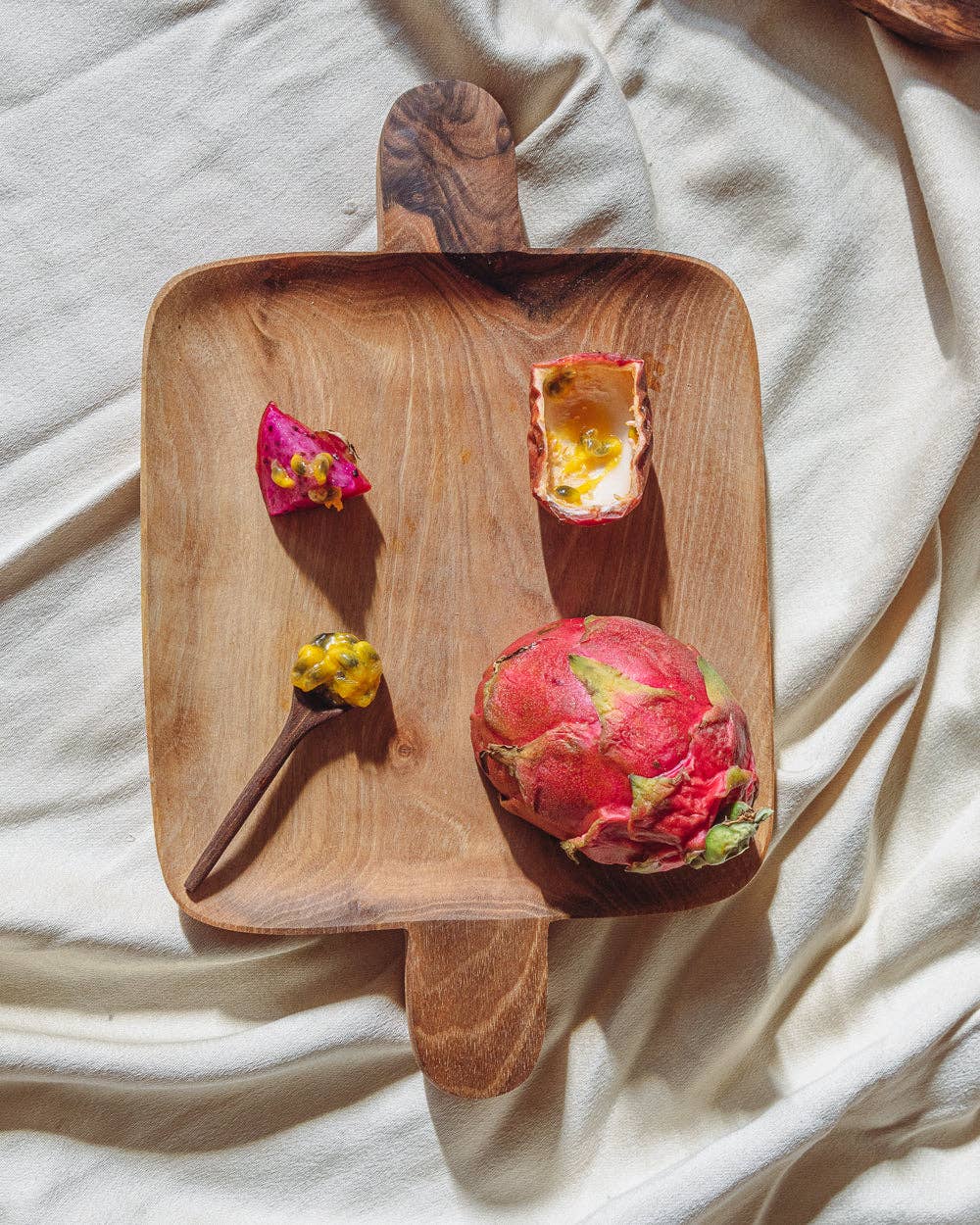 Walnut Double Handed Tray: Large