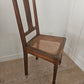 Wood cane chair (Set of 4)