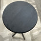 Black side table