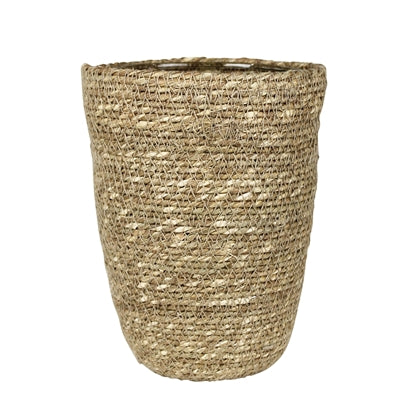 Kenyon Woven Vase, Jute Wrapped - MED