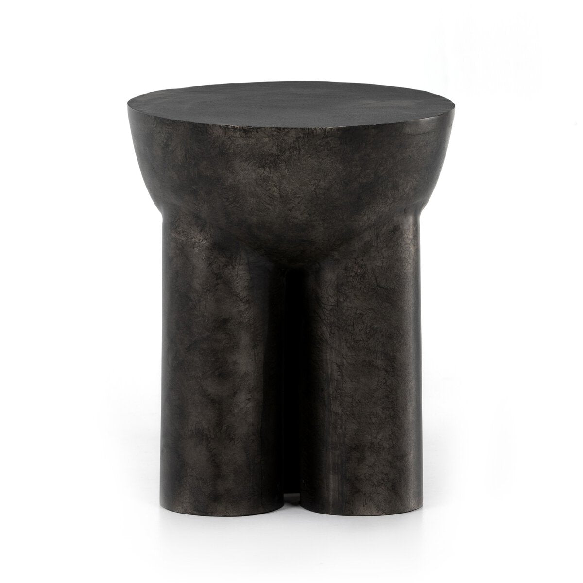 Sante End Table Raw Black