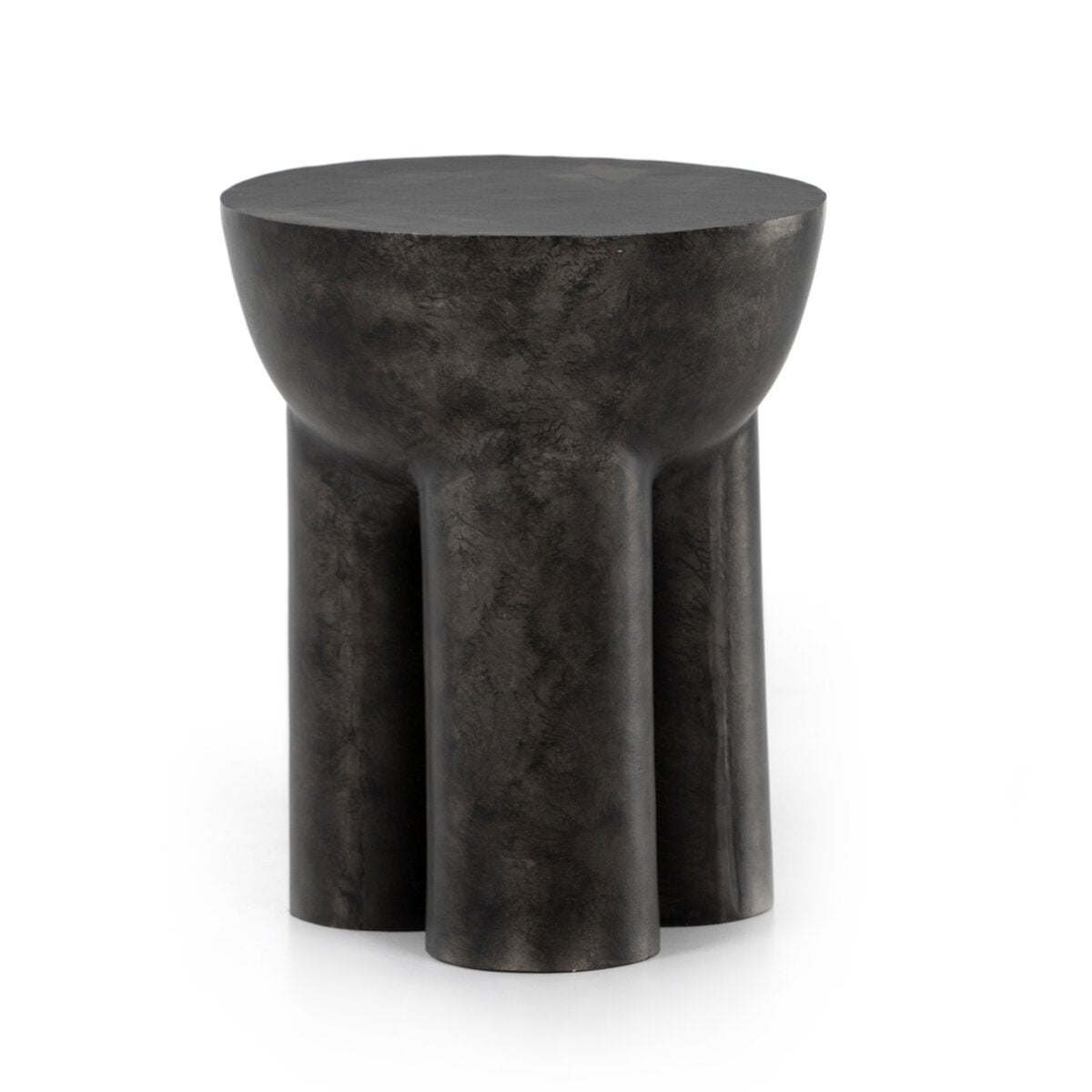 Sante End Table Raw Black