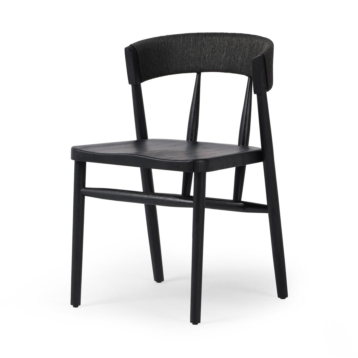 Buxton Dining Chair Black Rush
