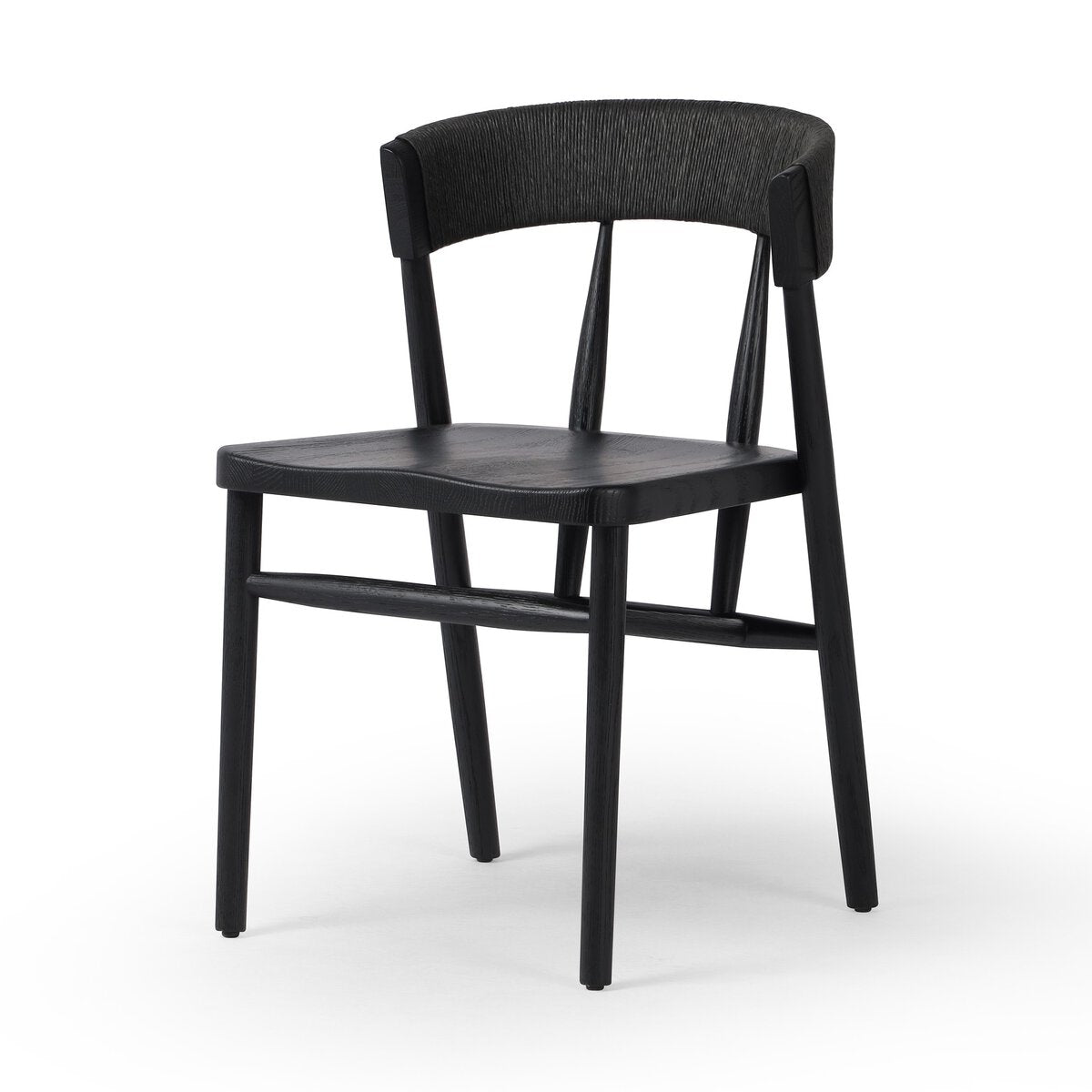 Buxton Dining Chair Black Rush