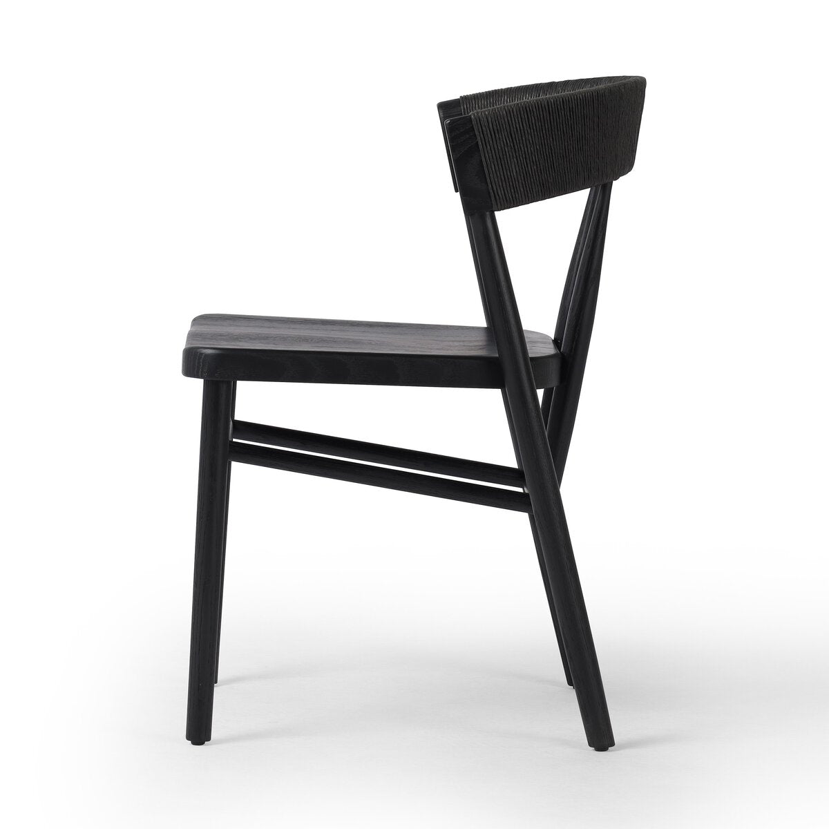 Buxton Dining Chair Black Rush