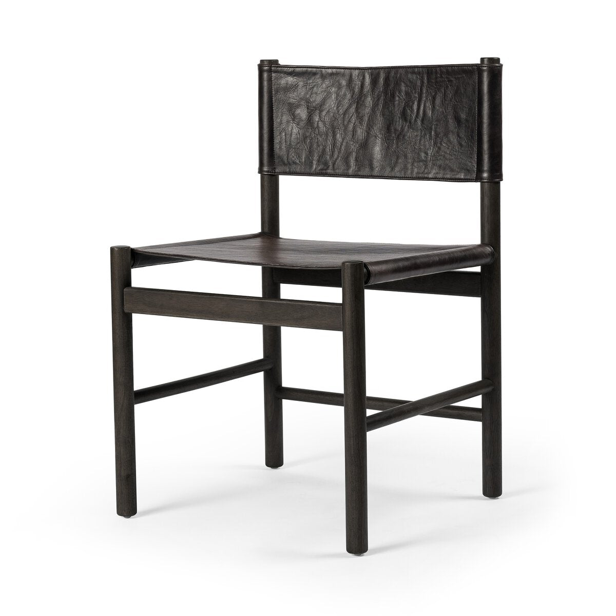 Kena Dining Chair Sonoma Black W/ Charcoal Parawood