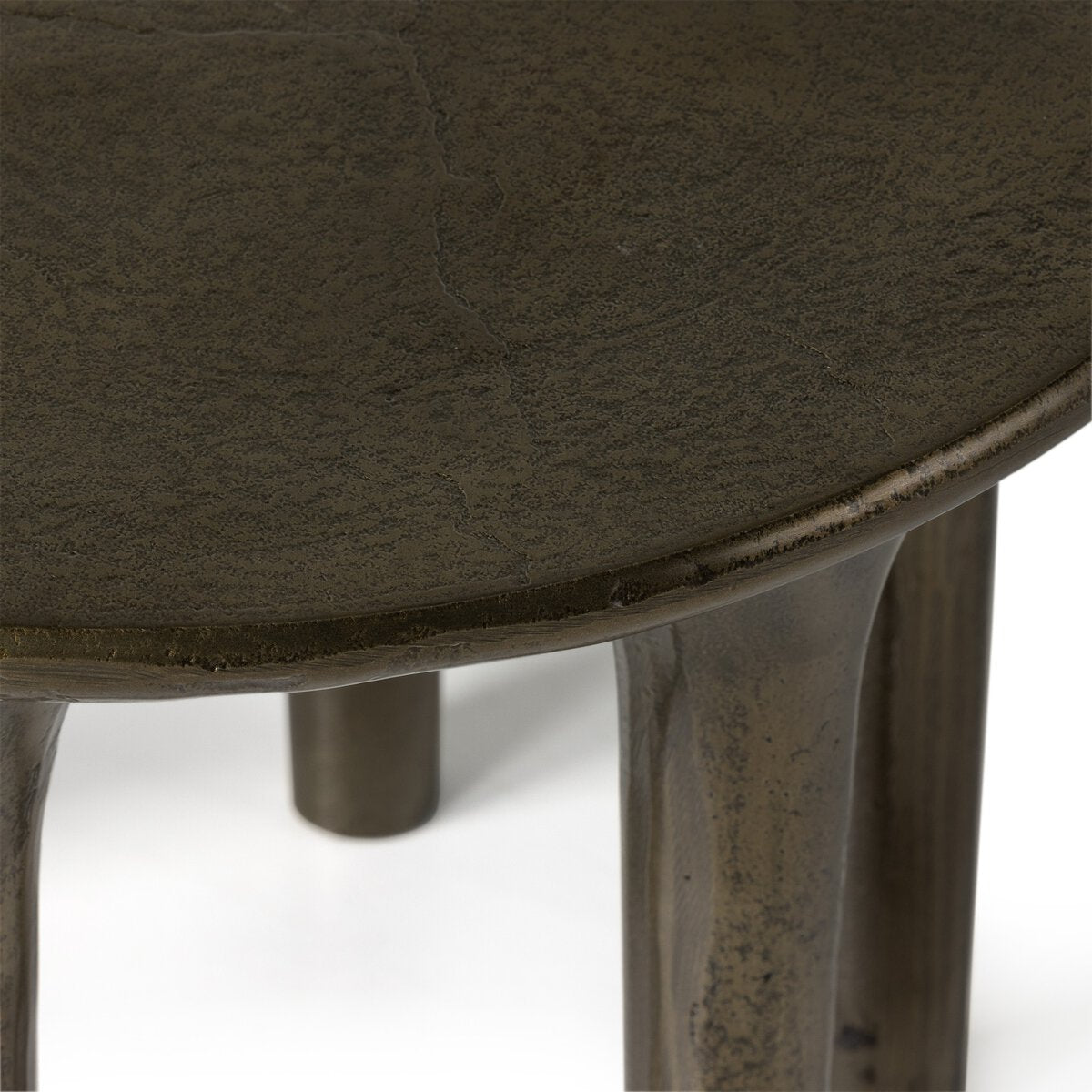 Kelden End Table Aged Bronze