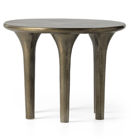 Kelden End Table Aged Bronze