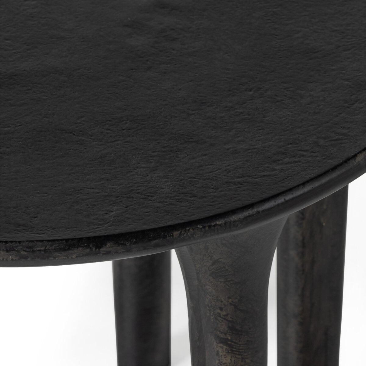 Kelden End Table Raw Black