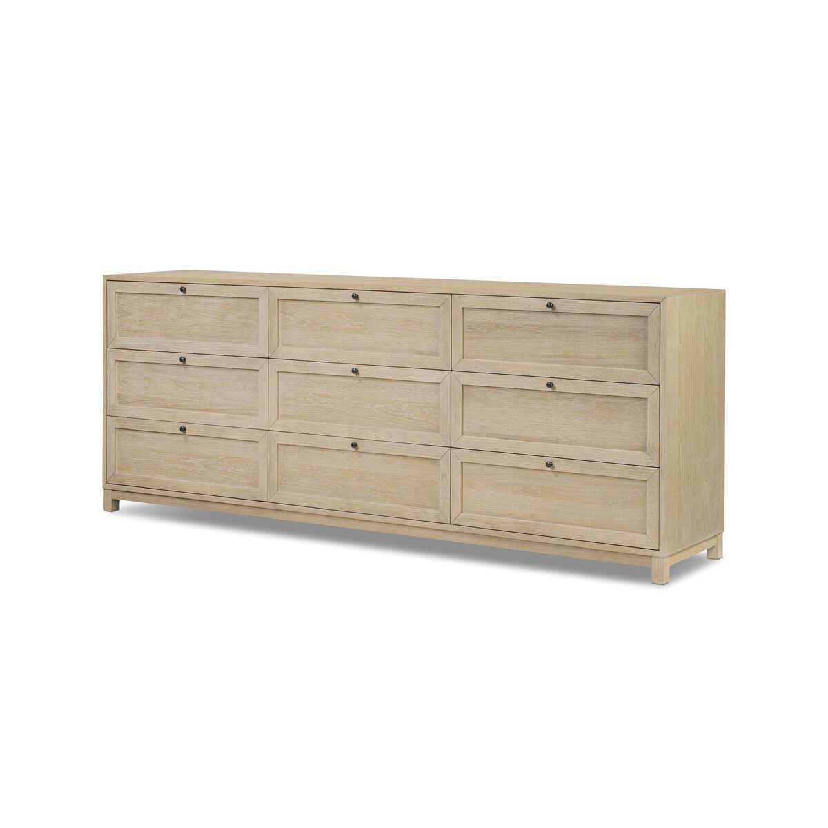 Millie 9 Drawer Dresser Light Oak