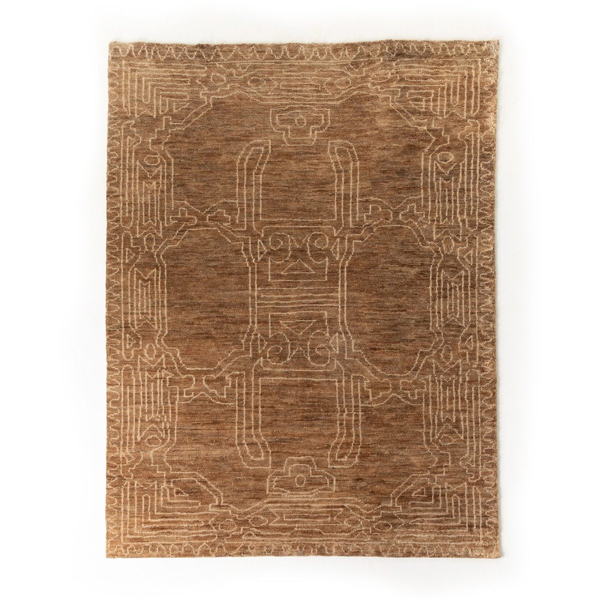 (march) 9x12 Tozi Hand Knotted Jute Rug