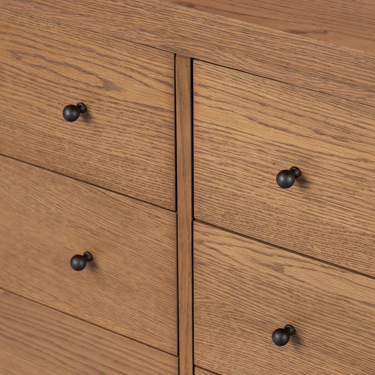 Roark 6 Drawer Dresser Amber Oak