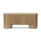 Giovani Media Console Natural Light Oak