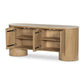 Giovani Media Console Natural Light Oak