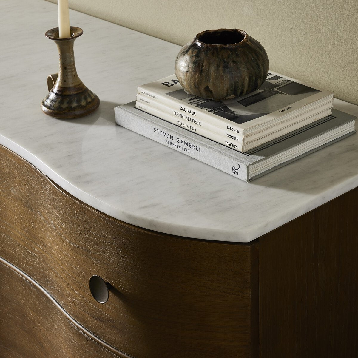 Tiago Marble Chest Toasted Oak