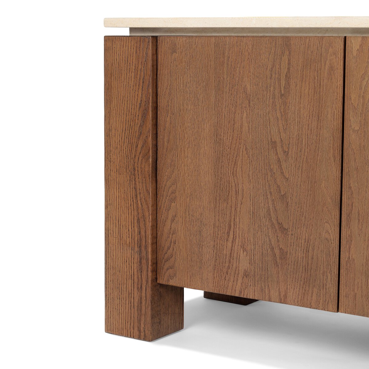 Gibbs Media Console Tan Oak