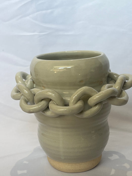 Ivory Chained Planter