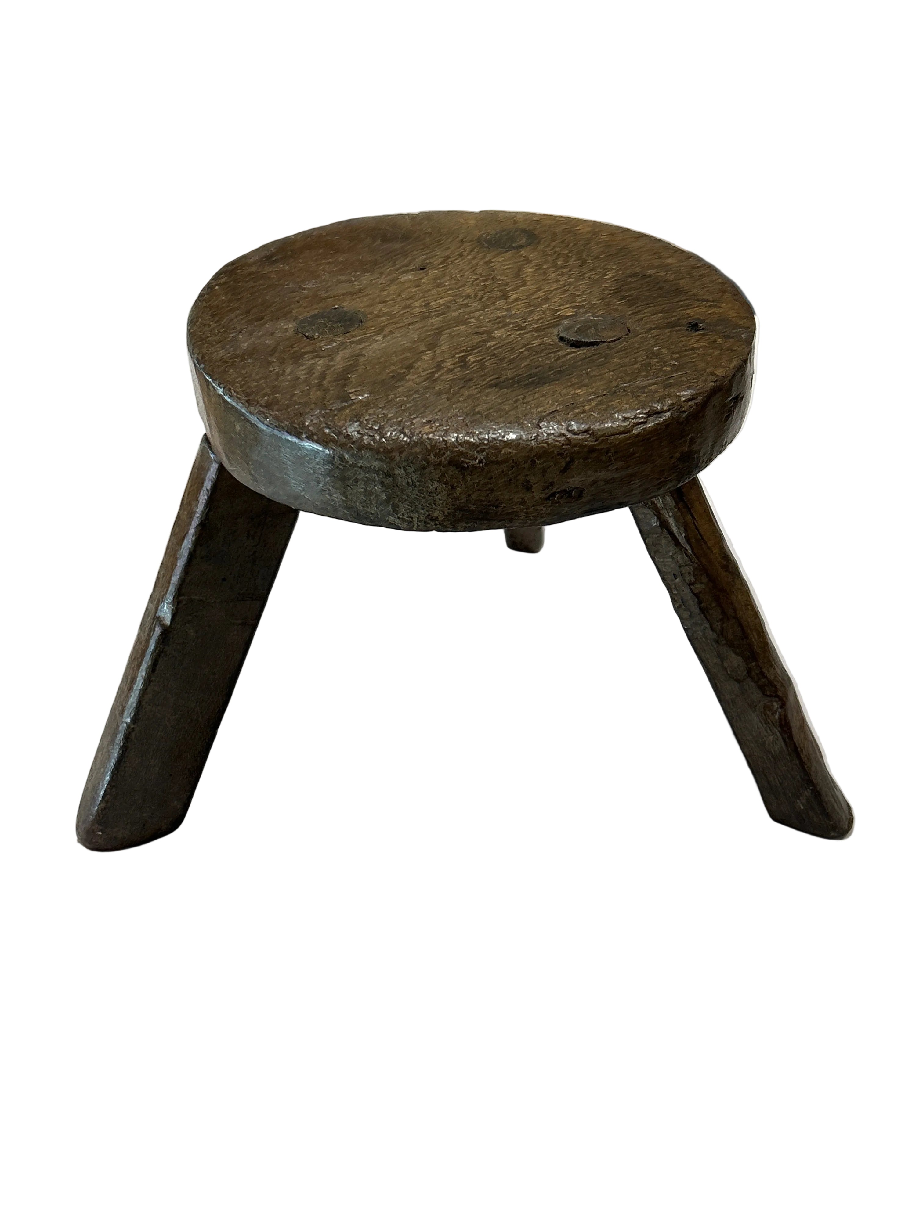 ANTIQUE MILKING-STOOL.