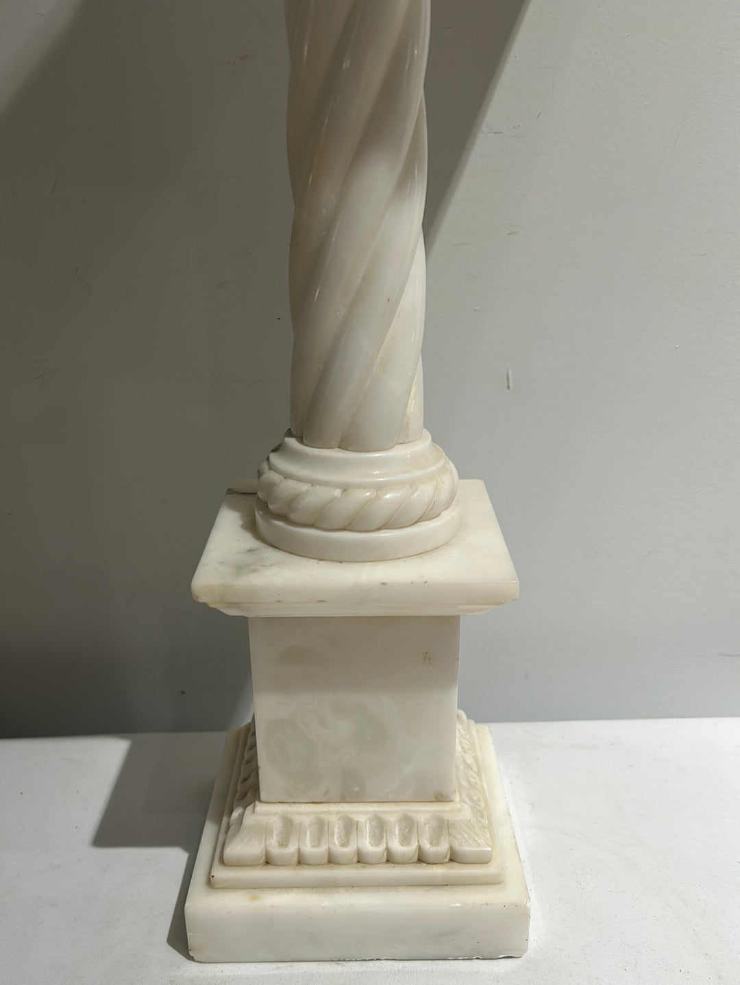 White marble lamp